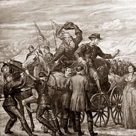 Returning from the Battle of Bear River