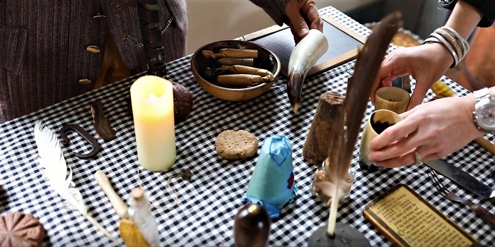 Tableware, Candle, Wax, Table