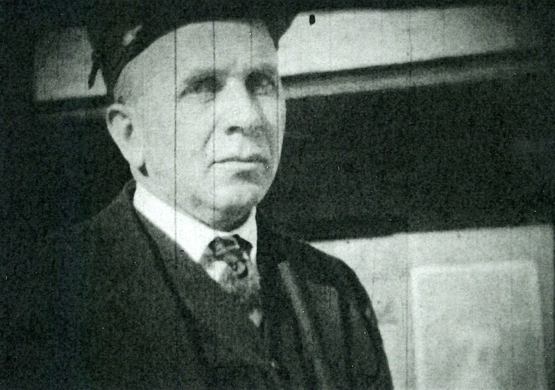 Still image of Forrest Gillingham taken from film by Oscar Polhemus, circa 1930.