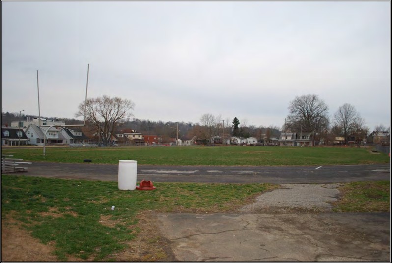 Athletic field adjacent to the A. D. Lewis Community Center, formerly associated with Douglass Junior and Senior High School