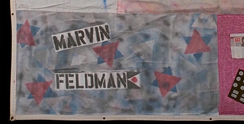 The first panel of the AIDS Memorial Quilt created by Cleve Jones in honor of his friend Marvin Feldman