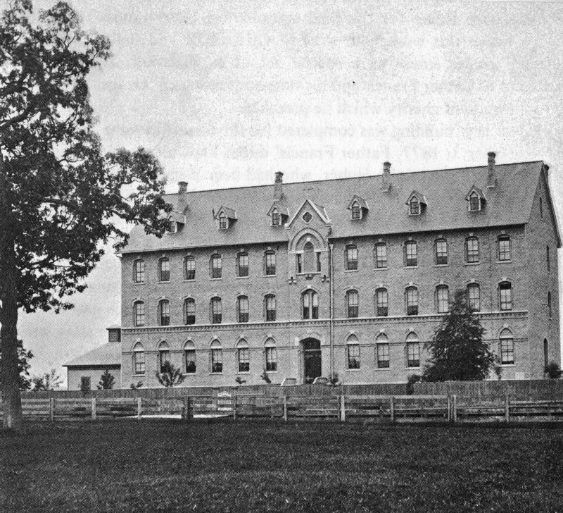 CSA motherhouse after the first wing was completed in 1877.