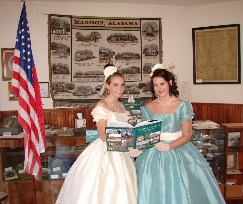 Belles Inside the Madison Station Roundhouse