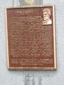 Ephraim Bee Historical Marker