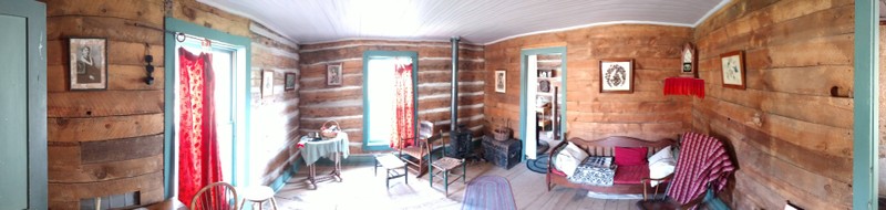 Mary Cawker's parlor. Women and children would enter from a side door, as it wasn't proper for them to go through the tavern.