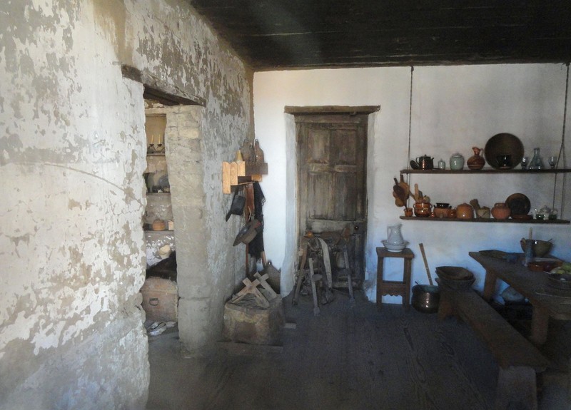 Luís María Peralta Adobe (Interior Kitchen)