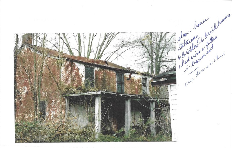 'slave catcher house' at Getaway. Now demolished, said to have chains and shackles in the basement.