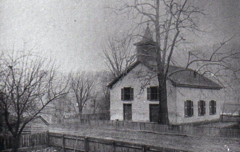 19th-century photo of the church