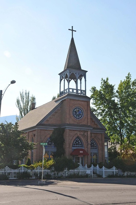 St. Richard's Church was built in 1891. It was the first Catholic church in Columbia Falls and is a fine example of Gothic architecture.