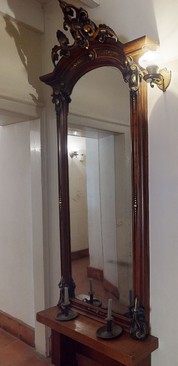 Wood, Fixture, Interior design, Door