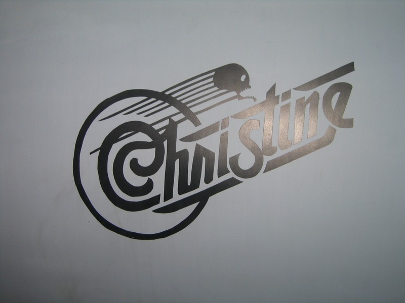 "Christine" nose art.