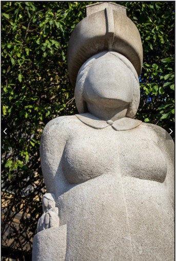 Statue, Neck, Temple, Sculpture