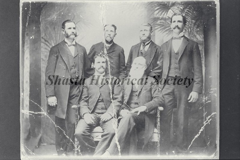 Edward Frisbie with five sons 