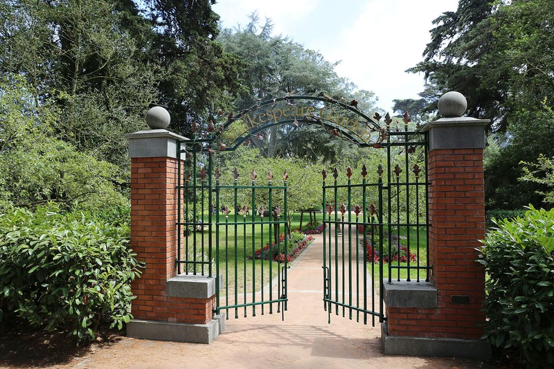 Entry gate to the Shakespeare Garden, Golden Gate Park 