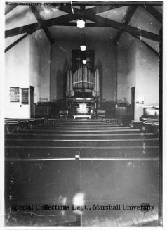 Ebenezer Methodist Church interior, 1939