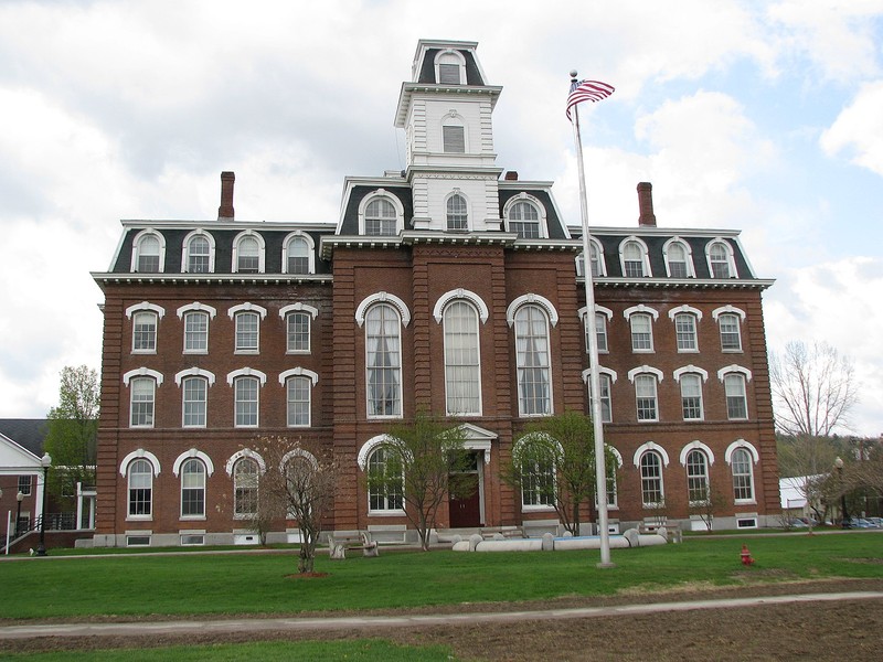 College Hall in Montpelier (Built in 1872 and now how to the Vermont College of Fine Arts).