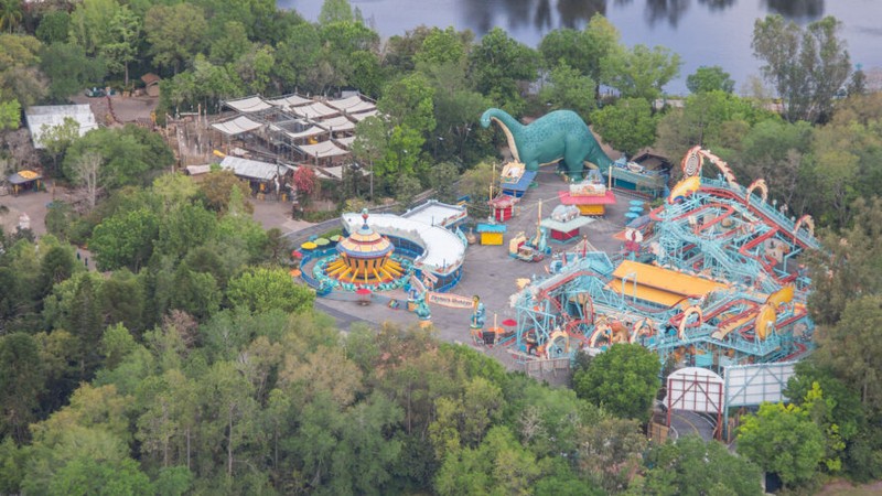 Dinoland USA aerial view
