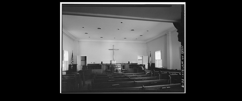 Interior of the church, 1980