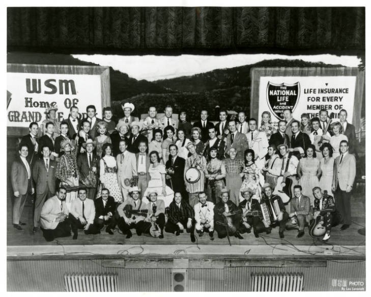 The Grand Ole Opry Cast On The Stage of the Ryman, Early 1960s 