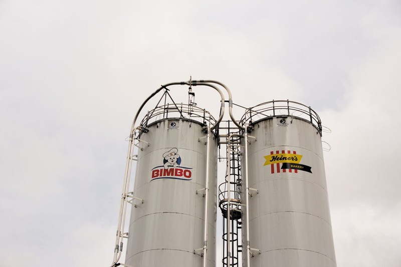 Storage containers at the Heiner's facility