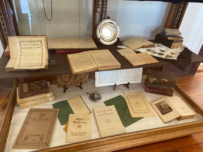 School books, prayer books, ribbons, and prize medals were awarded to students at regular assemblies.
