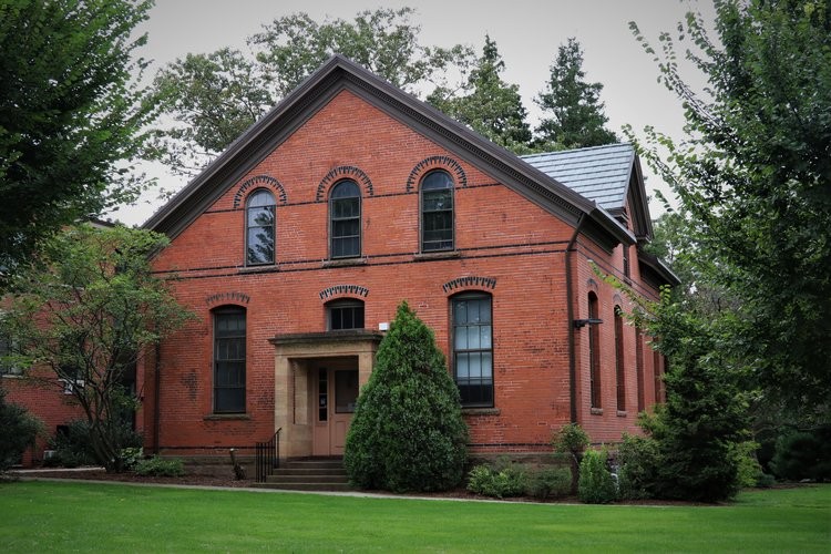 The Osborne Library was the first building completed at CAES' first campus in 1883.