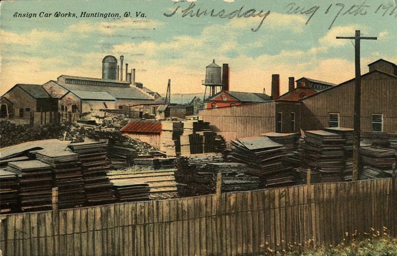 Postcard of the ACF plant