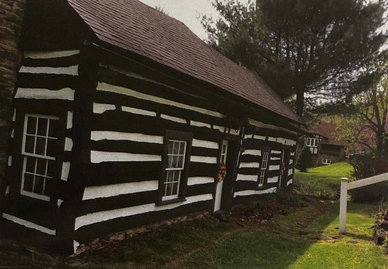 The Lafevre House before it was moved and rebuilt at Hanna’s Town