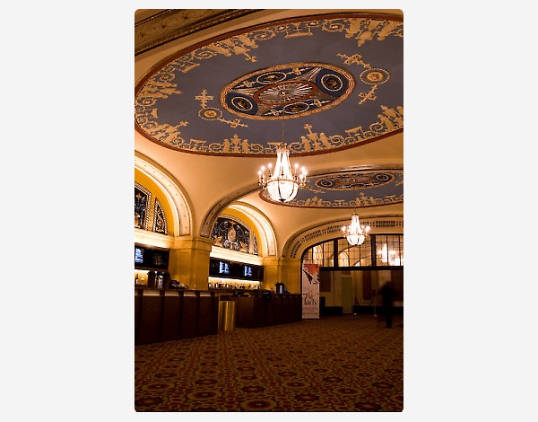 The Orpheum's lobby as it looks today