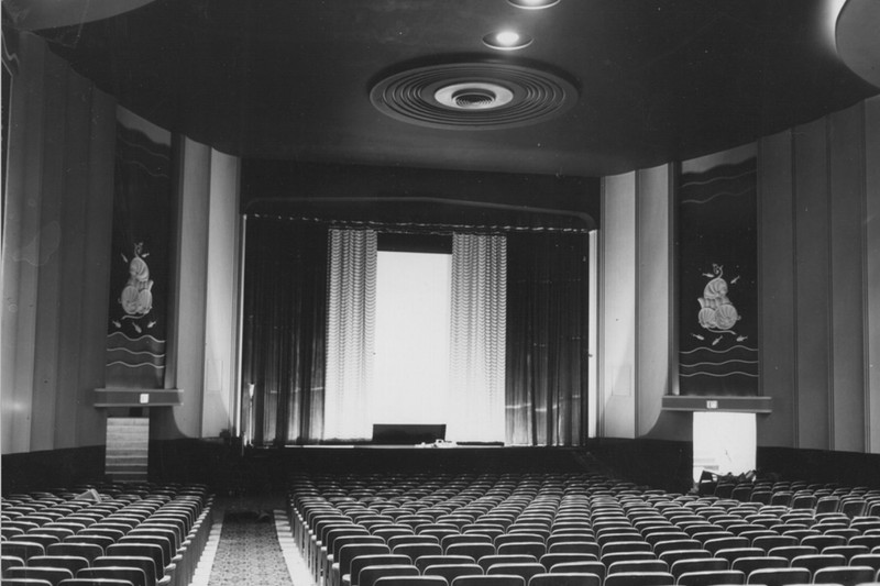 Interior of the brand-new Tipton Theater