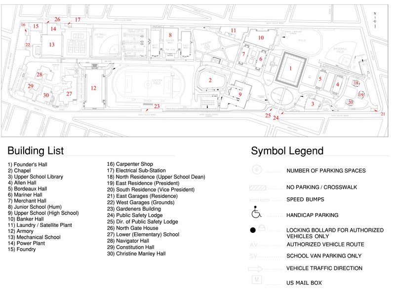 2017 Girard College Campus Map