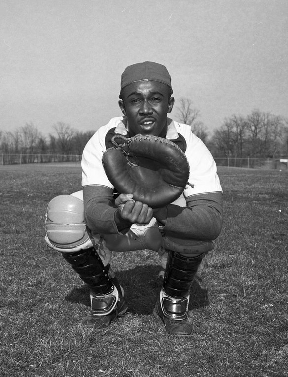 Eddie Whitehead poses for a photo in 1956. Whitehead would face racism head on as he traveled with the IU baseball team on their trip to the south for Spring Break.