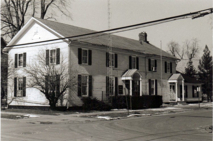 Avon Township Hall, south and east elevations, 1978