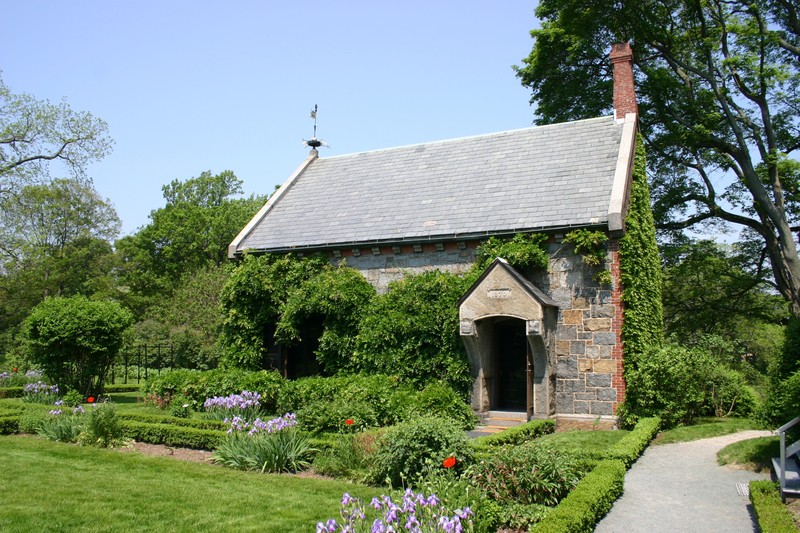 Stone Library on the grounds of Peacefield