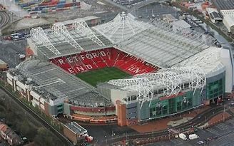 View from above of Old Trafford