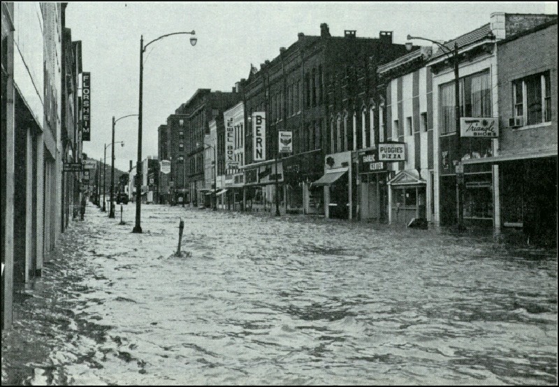 The Gaffer Districts Market Street Flooded