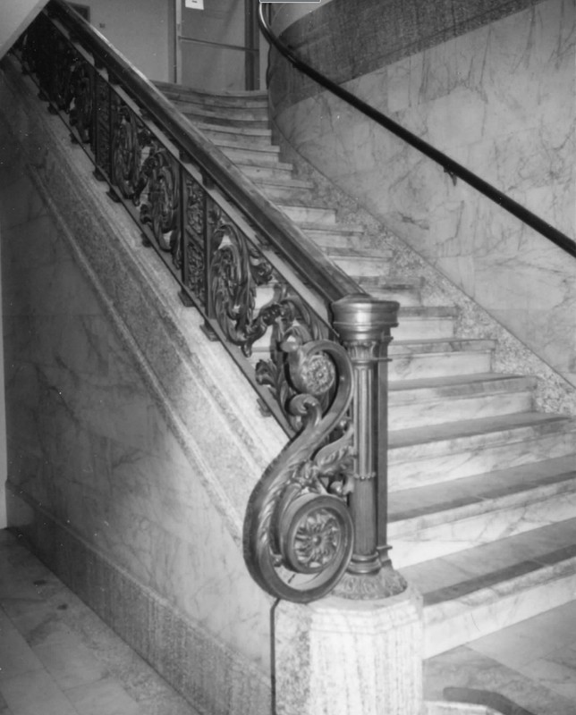 Wood, Stairs, Black-and-white, Wall