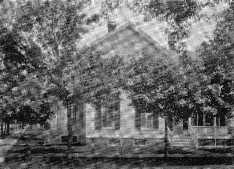Thomas Jefferson Jones House, south elevation, 1897