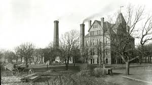 Eddy Hall in 1888, two years after its construction, when it was known as the Mechanical Arts Building