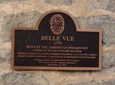 Plaque placed in 2012