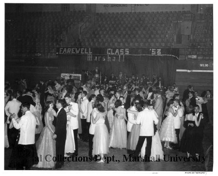 Marshall College Farewell Dance at Memorial Field House in 1953