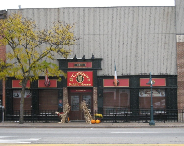 Thomas W. Hacker block, west elevation, 2011