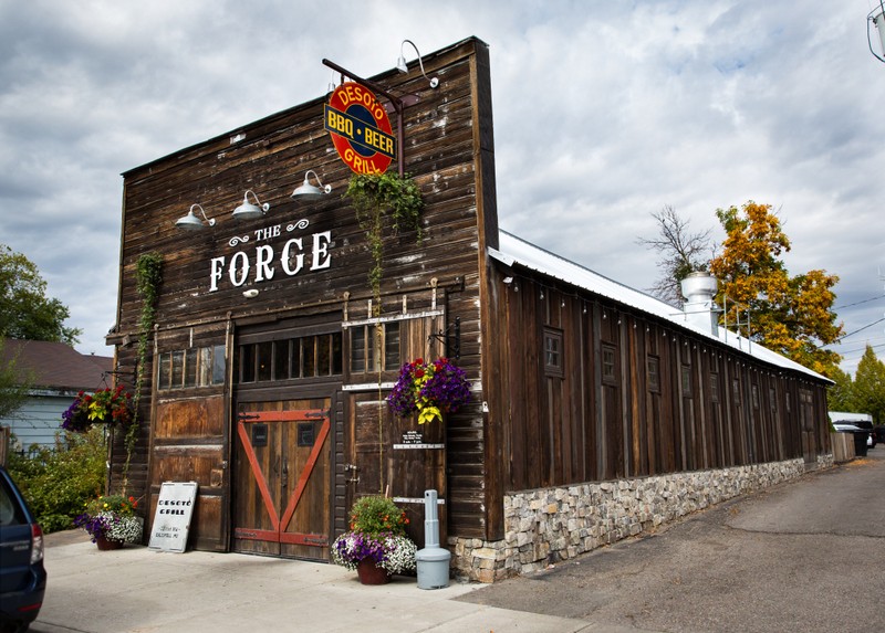 The former Boyd's Shop building was erected in the early 1910s and is now home to The Desoto Grill restaurant