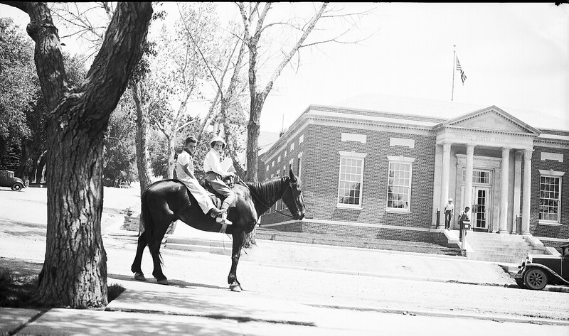 The Green River Post Office as it appeared in the 1930s