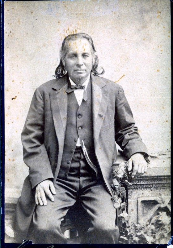 Creek Chief Isparhecher, pictured here in Washington, D.C.