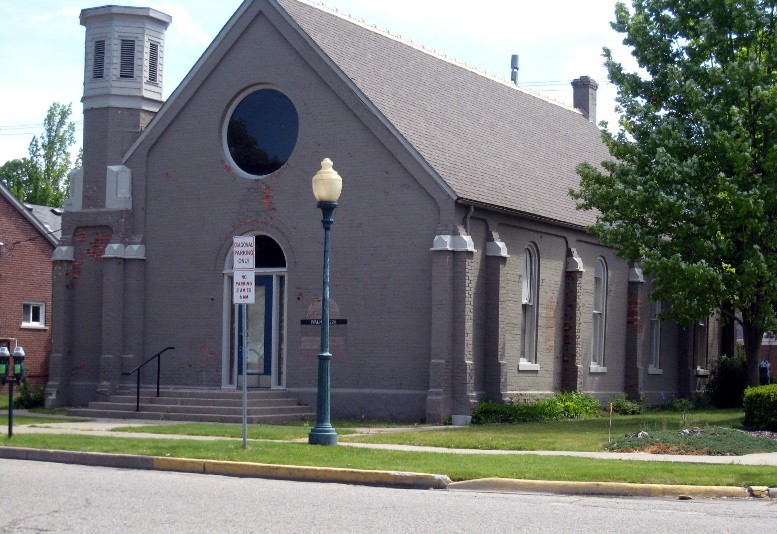 Universalist Society Church, west and south elevations, 2020