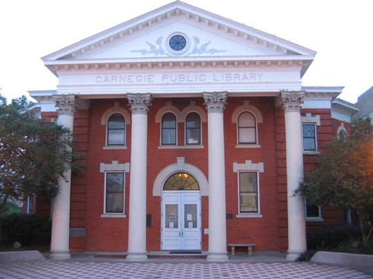 The Carnegie History Center was built in 1903 as the Carnegie Public Library. 