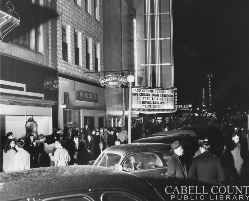 The Tipton Theater on its opening night, March 1947