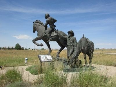 The Pony Express statue was created by artist and Utah native Avard Tennyson Fairbanks.