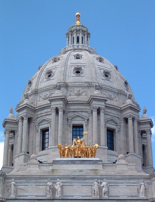 Closeup of the dome